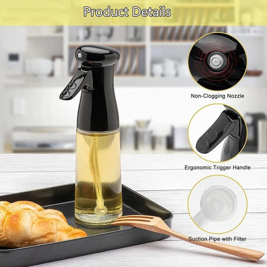 Oil Sprayer for Cooking, 200ml Glass